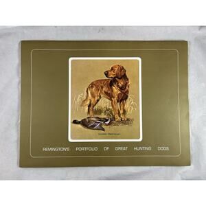 Remington's Portfolio of Great Hunting Dogs 12 Prints Bob Kuhn 16.5 x 12.25